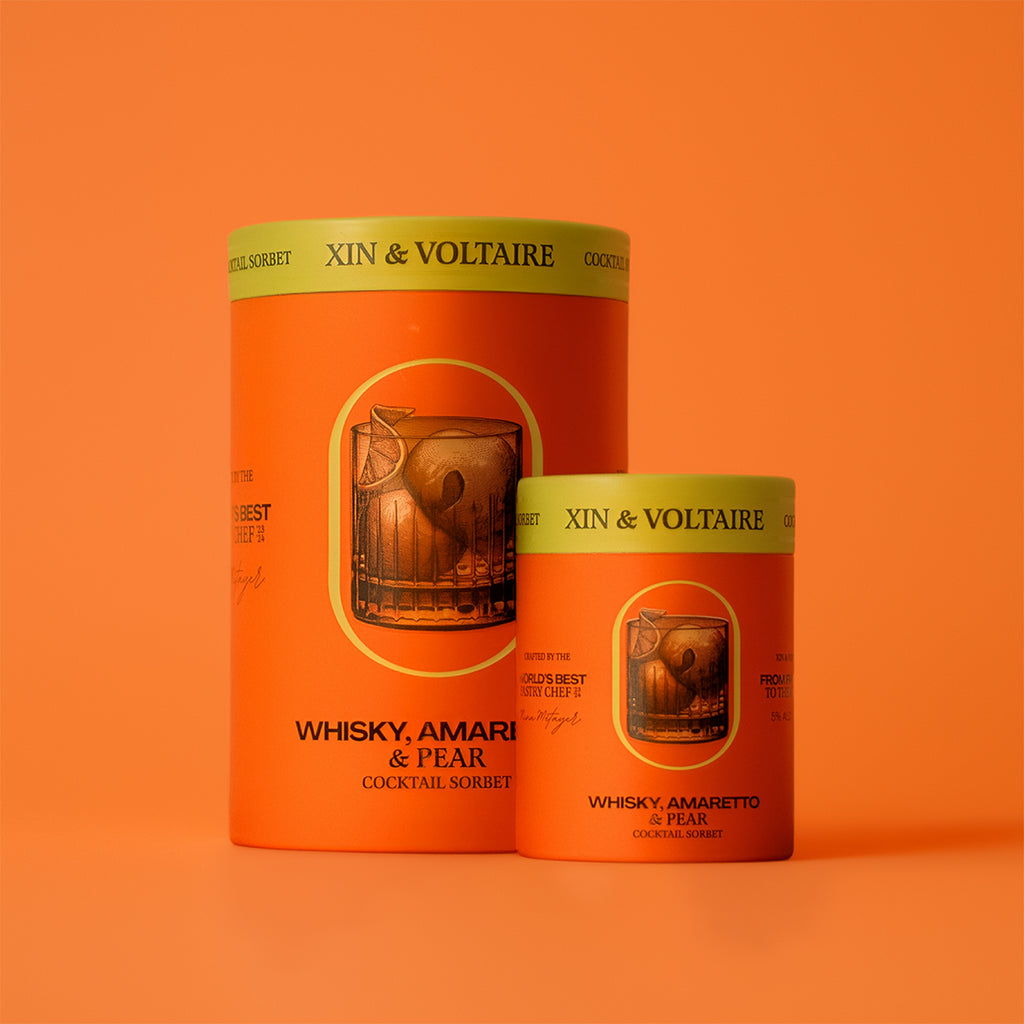 Whisky, Amaretto & Pear Frozen Cocktail | Xin & Voltaire – xin