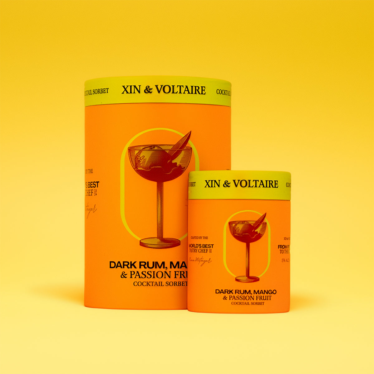 Dark Rum, Mango & Passion Fruit