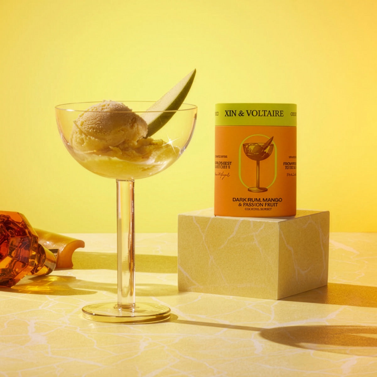 Dark Rum, Mango & Passion Fruit