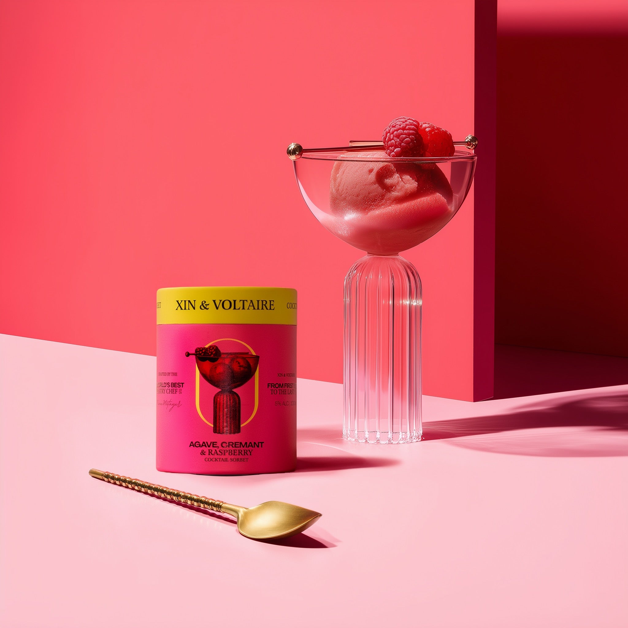 Agave, Cremant & Raspberry