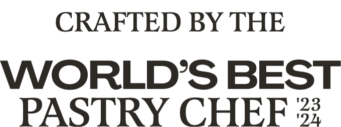 Text 'Crafted by the World's Best Pastry Chef 23/24'